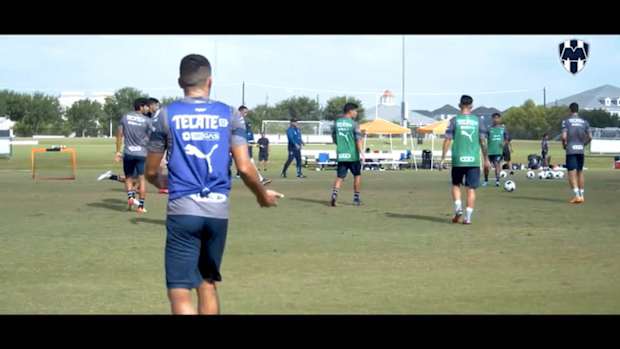 Monterrey get ready for pre-season friendly vs Santos in Texas